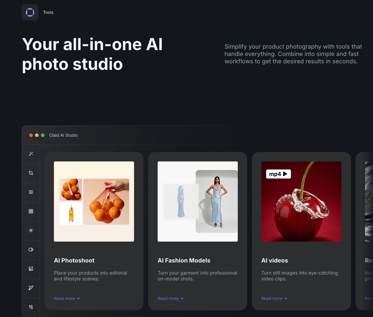 Claid.ai API-driven image processing interface